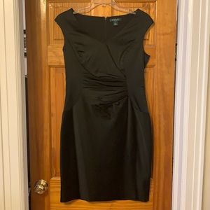 Black Sheen Dress